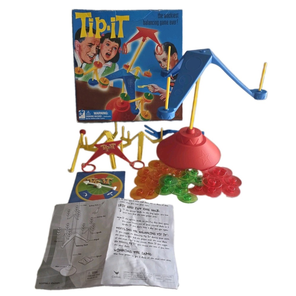 Tip It Balancing Game Cardinal Mattel 2013 - Complete